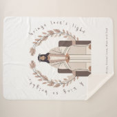 Christmas | Ein König, so hell | Jesus | Neutrale Sherpadecke (Vorderseite (Horizontal))