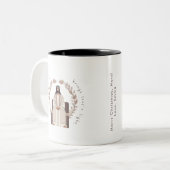 Christmas | Ein König, so hell | Jesus | Neutrale Zweifarbige Tasse (Vorderseite Links)