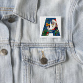 CHRISTMAS EIN SCHREIBEN / SANTA BUGLER-MONOGRAMM BUTTON (Beispiel)