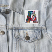 CHRISTMAS EIN SCHREIBEN / SANTA MIT VIOLIN-MONOGRA BUTTON (Beispiel)