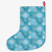 Christmas Elche Holiday Cartoon Strumpf Großer Weihnachtsstrumpf (Rückseite)