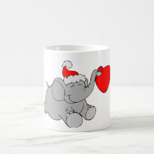christmas Elefant Kaffeetasse