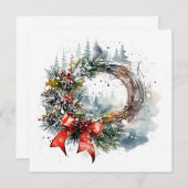 "Christmas Elegance" Mitteilungskarte (Vorne/Hinten)