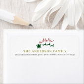 Christmas Elegant Simple Return Address (Insitu)