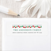 Christmas Elegant Simple Return Address (Insitu)