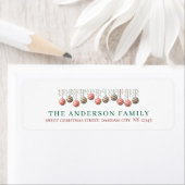 Christmas Elegant Simple Return Address (Insitu)