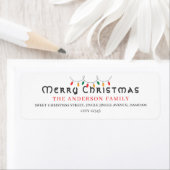 Christmas Elegant Simple Return Address (Insitu)