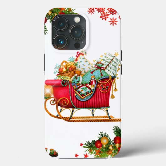 Christmas Elemente Case-Mate iPhone Hülle (Rückseite)