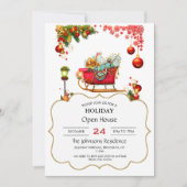 Christmas Elemente Einladung (Vorderseite)