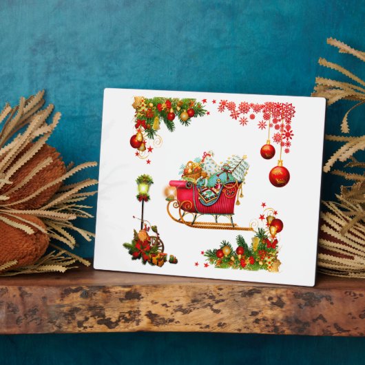 Christmas Elemente Fotoplatte (Seite)