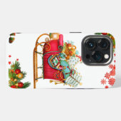 Christmas Elemente iPhone Hülle (Rückseite (Horizontal))