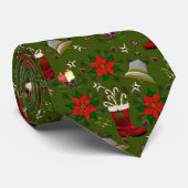 Christmas Elemente Krawatte (Gerollt)