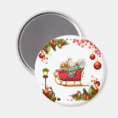 Christmas Elemente Magnet (Vorderseite/Rückseite)