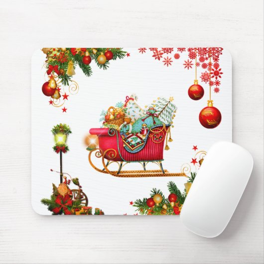 Christmas Elemente Mousepad (Mit Mouse)