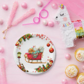 Christmas Elemente Pappteller (Party)