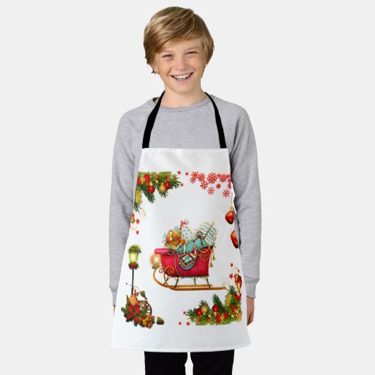 Christmas Elemente Schürze (Getragen)
