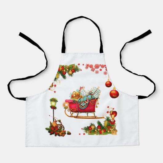 Christmas Elemente Schürze (Vorderseite)