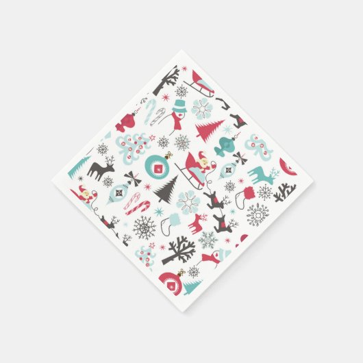 Christmas Elemente Serviette (Ecke)