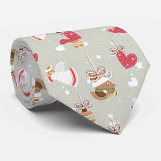 Christmas Elements Angels Birdies Krawatte