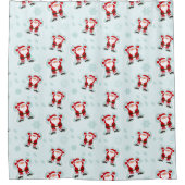 Christmas Elements Santa Claus Duschvorhang (Vorderseite)