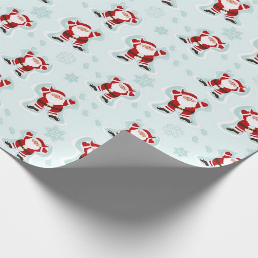 Christmas Elements Santa Claus Geschenkpapier (Ecke)