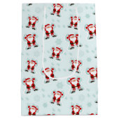 Christmas Elements Santa Claus Mittlere Geschenktüte (Rückseite)