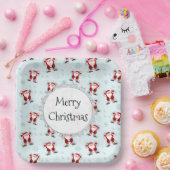 Christmas Elements Santa Claus Pappteller (Party)