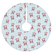 Christmas Elements Santa Claus  Polyester Weihnachtsbaumdecke (Vorderseite)