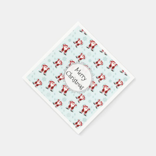 Christmas Elements Santa Claus Serviette (Ecke)