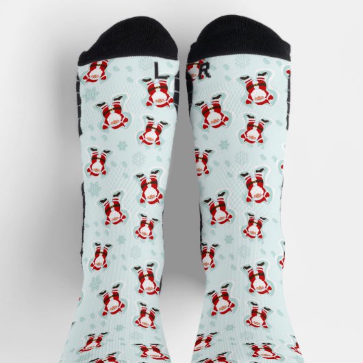 Christmas Elements Santa Claus Socken (Oben)