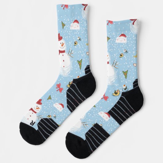 Christmas Elements Snowman Socken (Links)