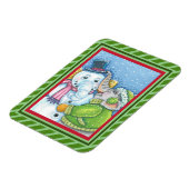 CHRISTMAS ELEPHANT GEBÄUDE NIEDLICH PACHYDERM SNOW MAGNET (Linke Seite)