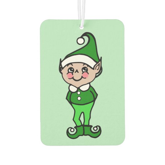 Christmas Elf Air Freshener Autolufterfrischer (Rückseite)