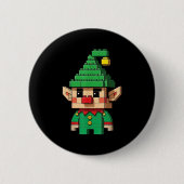 Christmas Elf Block Gebäude Builder Brick Master Button (Vorderseite)