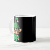 Christmas Elf Block Gebäude Builder Brick Master Kaffeetasse (Vorderseite Links)
