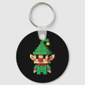 Christmas Elf Block Gebäude Builder Brick Master Schlüsselanhänger (Vorderseite)