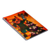 Christmas Elf Cat Notizblock (Rechte Seite)
