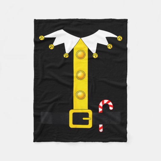 Christmas Elf Costume Fleecedecke (Vorderseite)