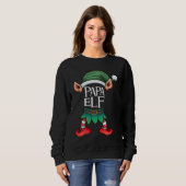 Christmas elf dad elf father Christmas dad dad dad Sweatshirt (Vorne ganz)
