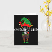 Christmas Elf Family Matching Group The Elf Overst Karte (Gelbe Blume)