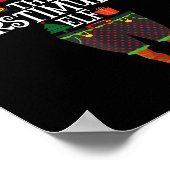 Christmas Elf Family Matching Group The Elf Overst Poster (Ecke)