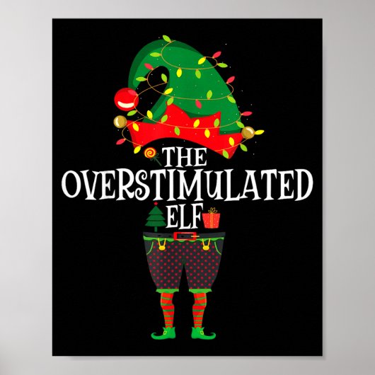 Christmas Elf Family Matching Group The Elf Overst Poster (Vorne)