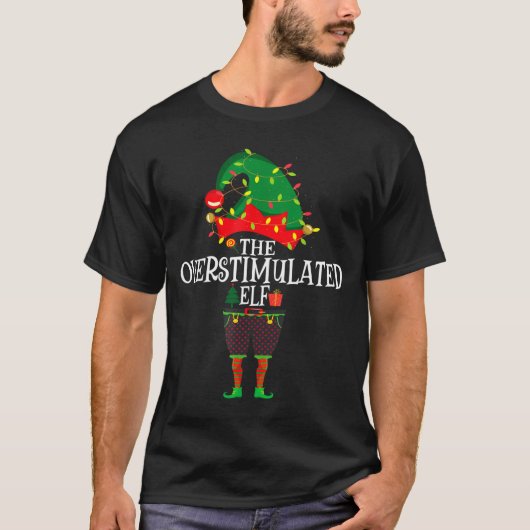 Christmas Elf Family Matching Group The Elf Overst T-Shirt (Vorderseite)