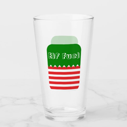 Christmas Elf Fuel Glas (Vorderseite)