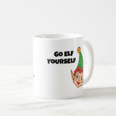 Christmas Elf, Go Elf Yourself Kaffeetasse (VorderseiteRechts)
