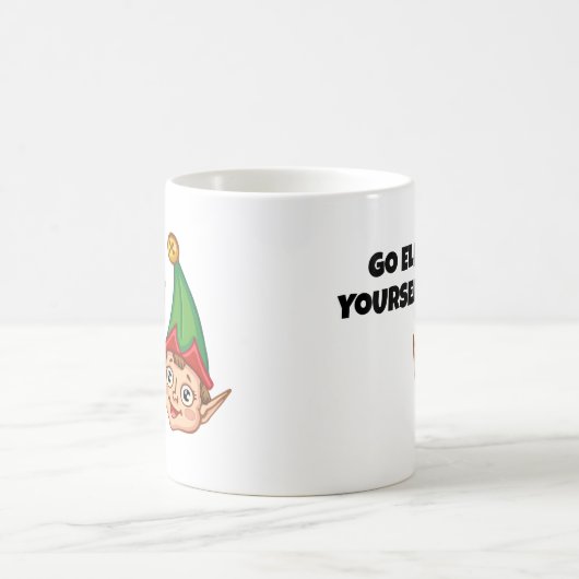 Christmas Elf, Go Elf Yourself Kaffeetasse (Mittel)
