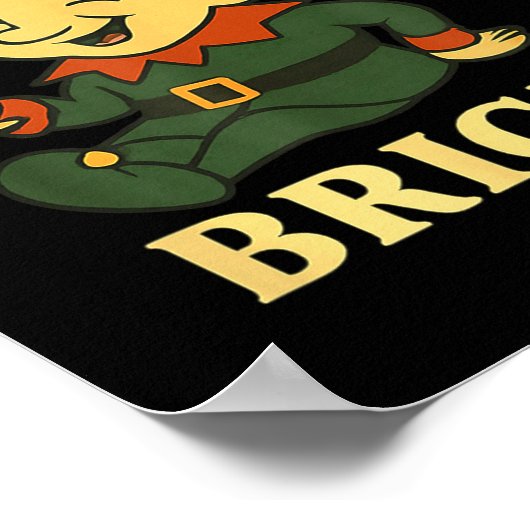 Christmas Elf Martini Funny Alcohol Saying Srits B Poster (Ecke)