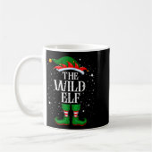 Christmas Elf Matching Family Group Funny Wild Elf Kaffeetasse (Links)