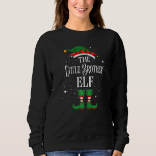 Christmas Elf Matching Family Group Little Brother Sweatshirt
