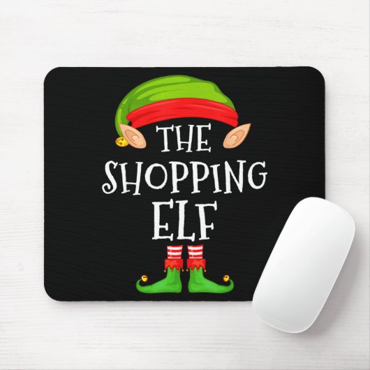 Christmas Elf Matching Family Pajama, The Shopng E Mousepad (Mit Mouse)